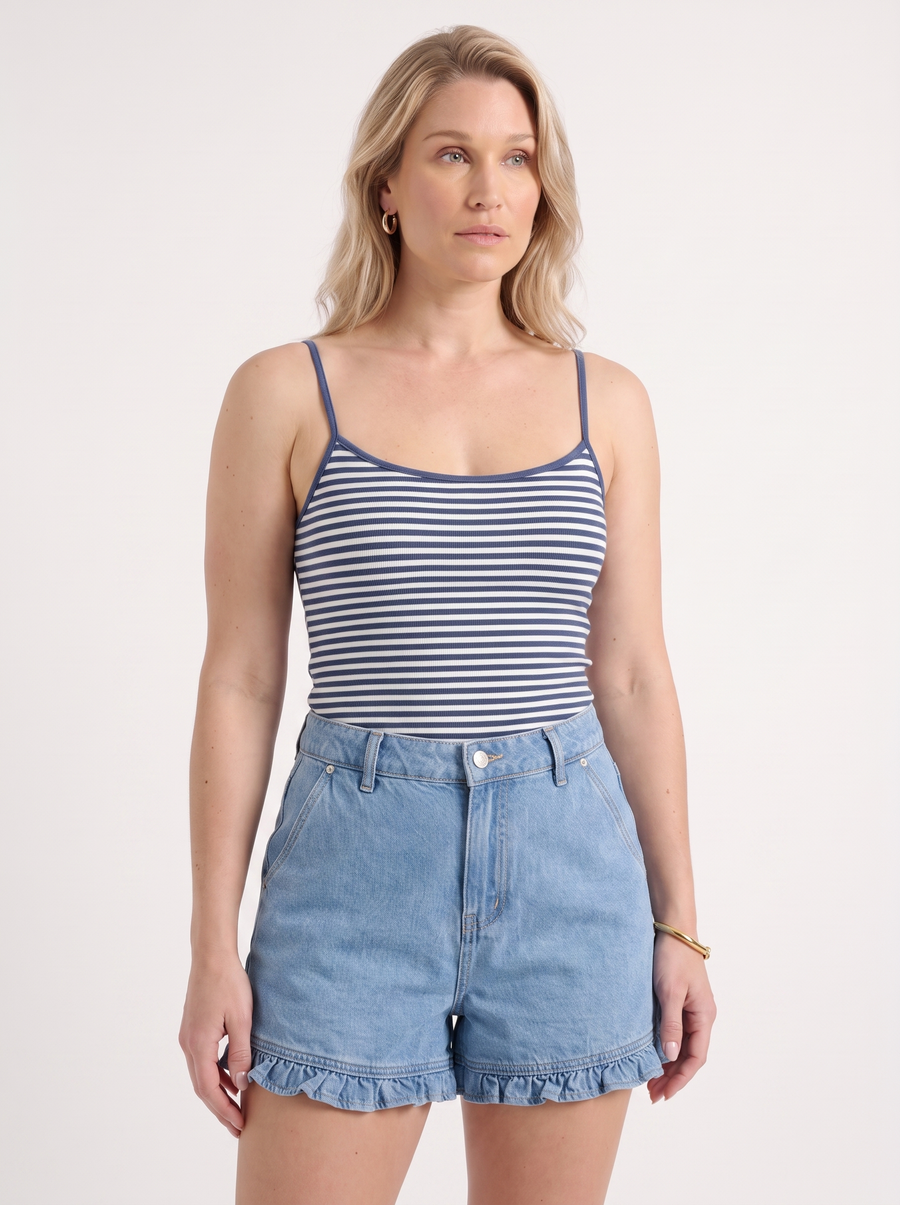 Zinnia Striped Spaghetti Strap Top