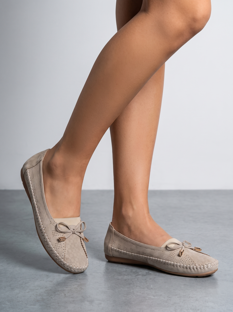 Glinda Bow Detail Moccasins