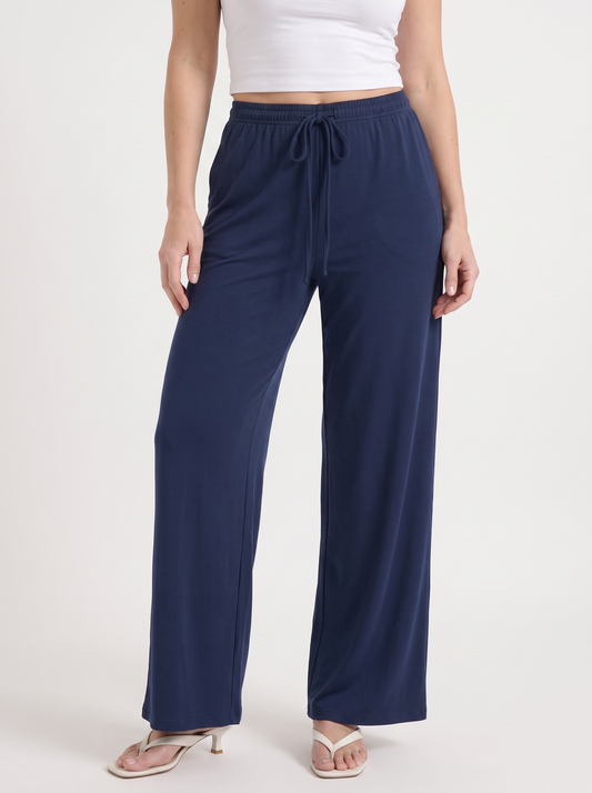 Kendra Wide-Leg Drawstring Pants