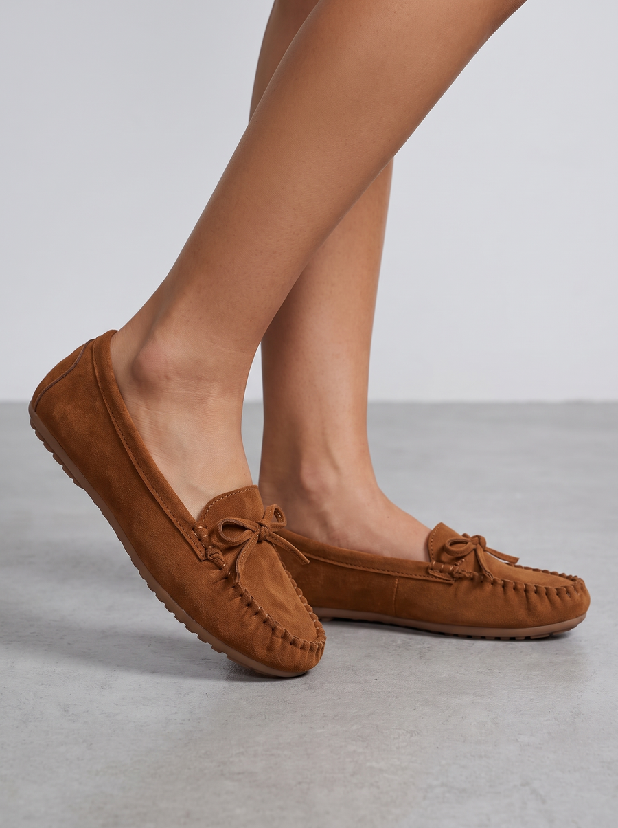 Ally Bow Detail Moccasins