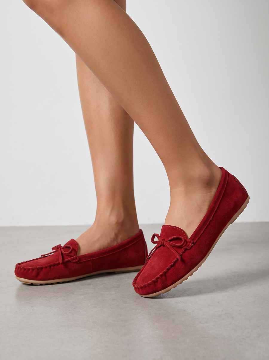Ally Bow Detail Moccasins