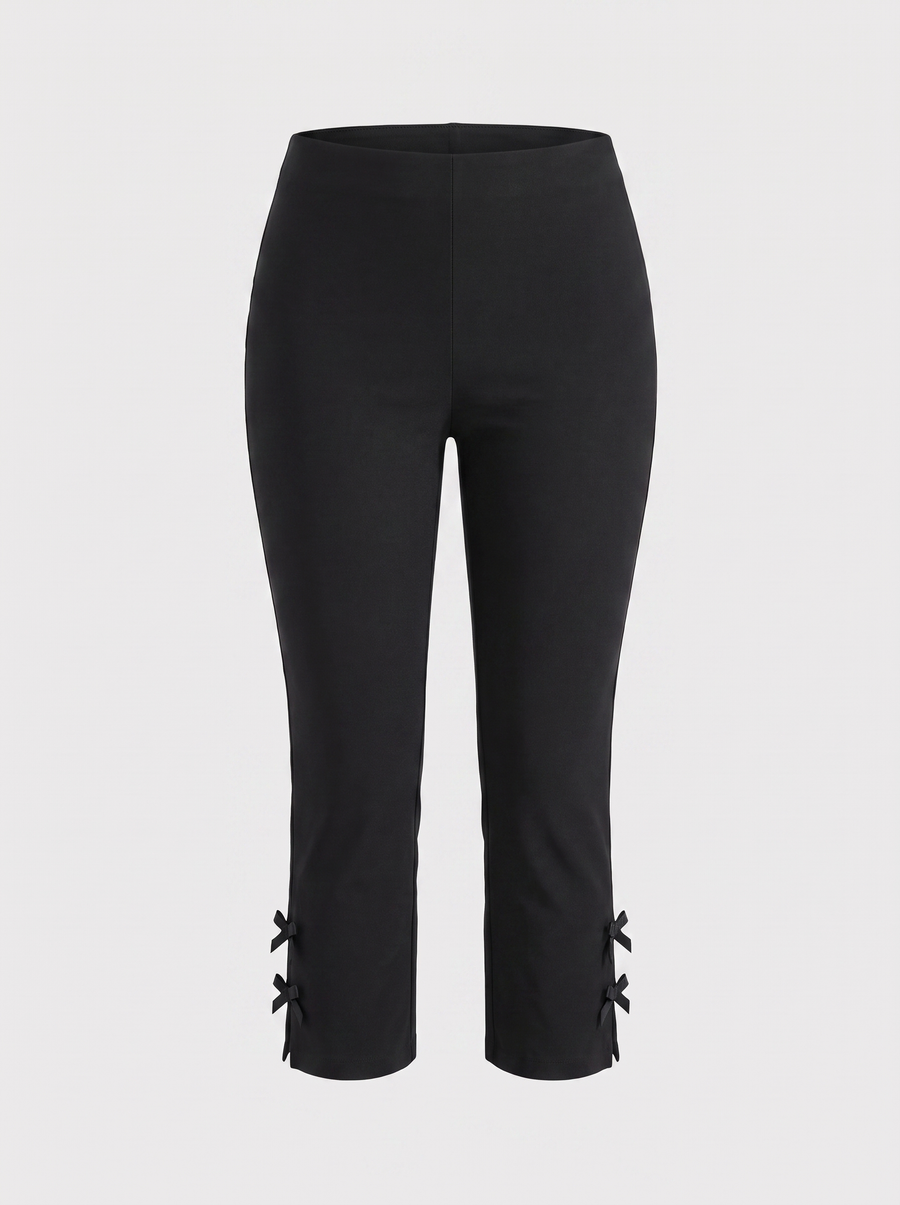 Jill Bow Detail Capri Pants