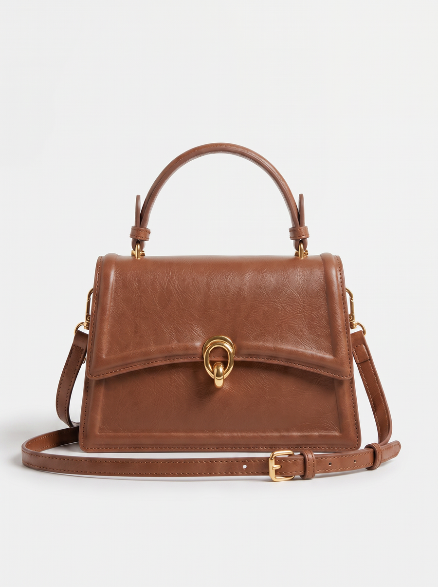 Sabella Gold Ring Flap Handbag