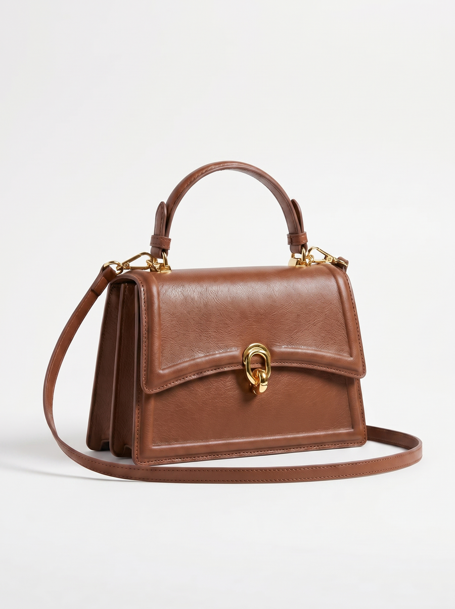 Sabella Gold Ring Flap Handbag