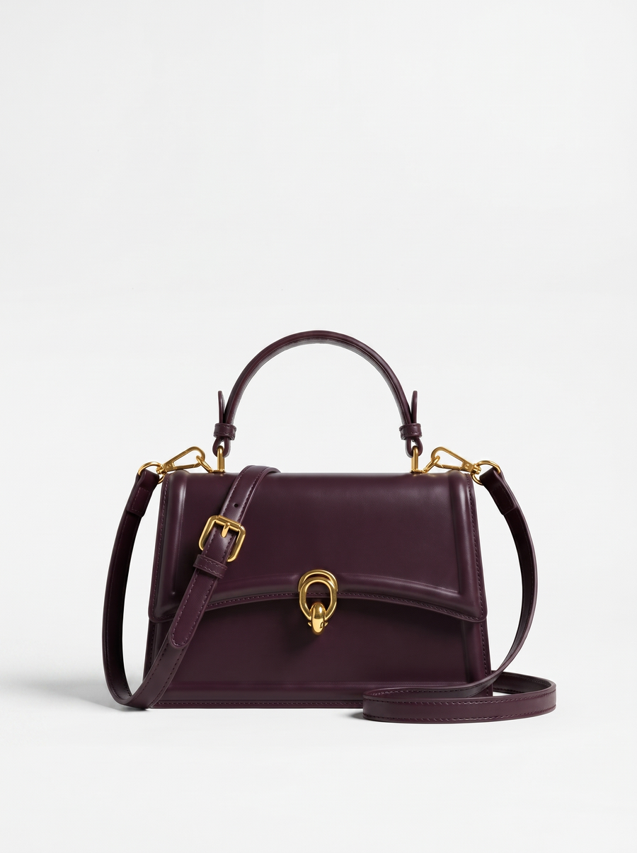 Sabella Gold Ring Flap Handbag