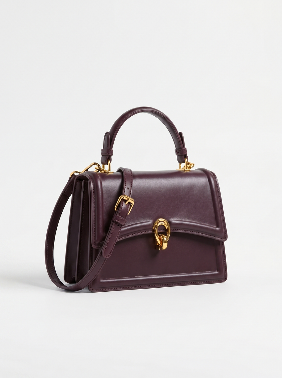 Sabella Gold Ring Flap Handbag