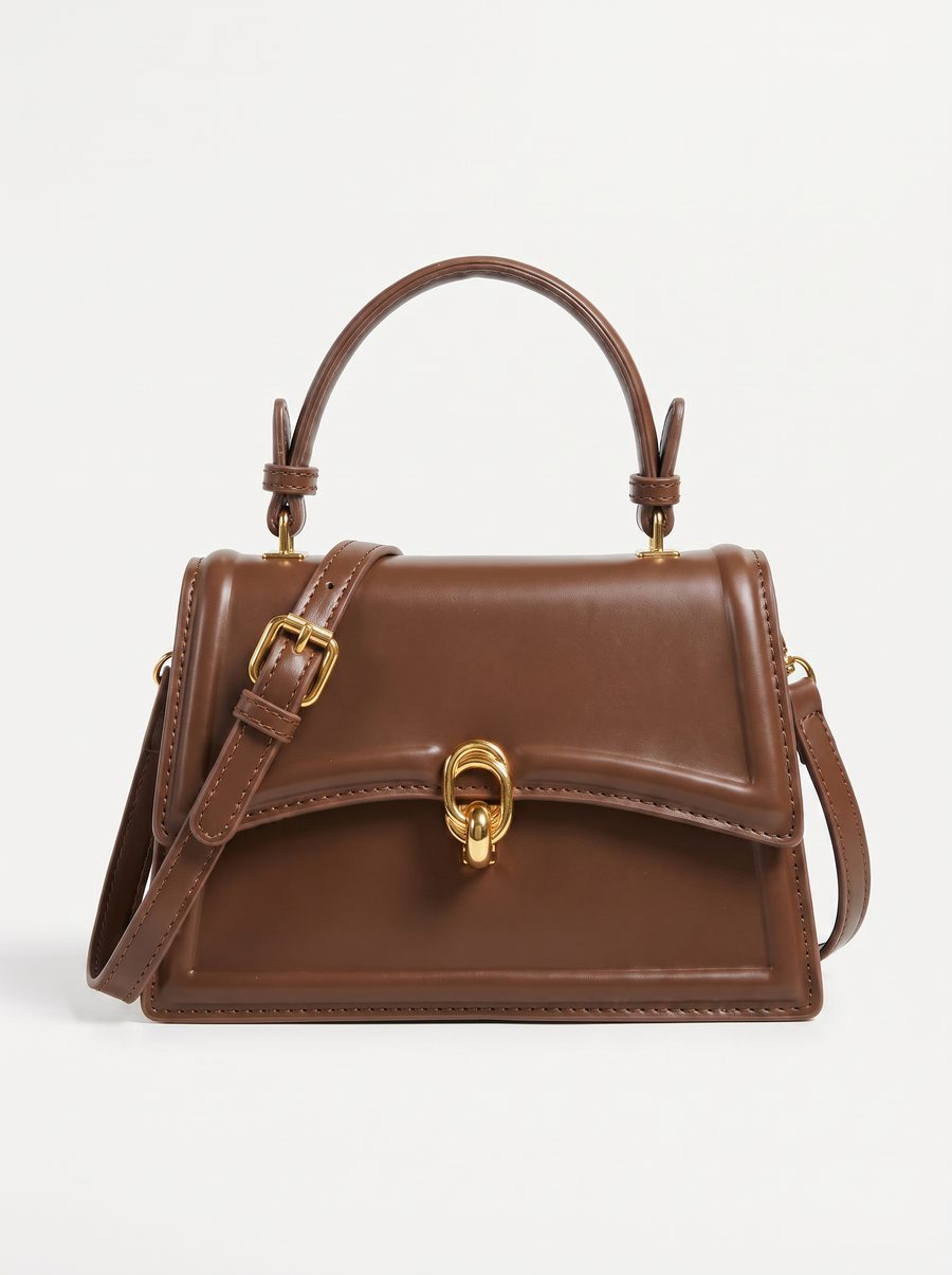 Sabella Gold Ring Flap Handbag