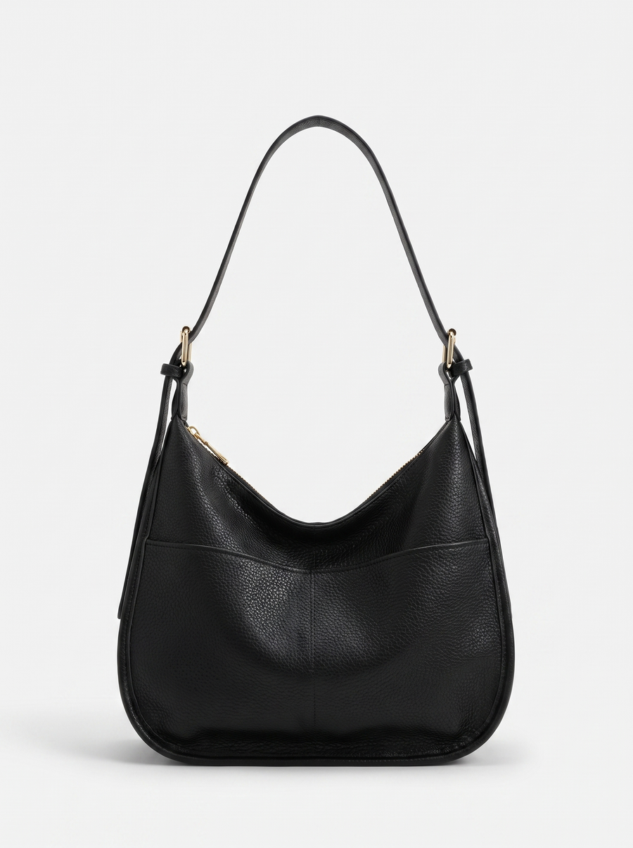 Abigail Front Pocket Half Moon Hobo Bag