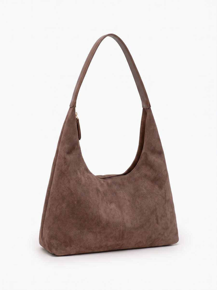 Rahel Zip Top Slouchy Hobo Bag