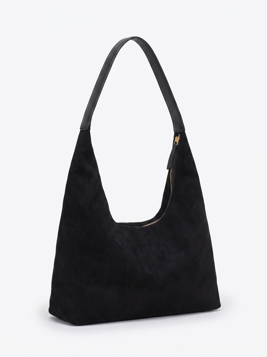 Rahel Zip Top Slouchy Hobo Bag