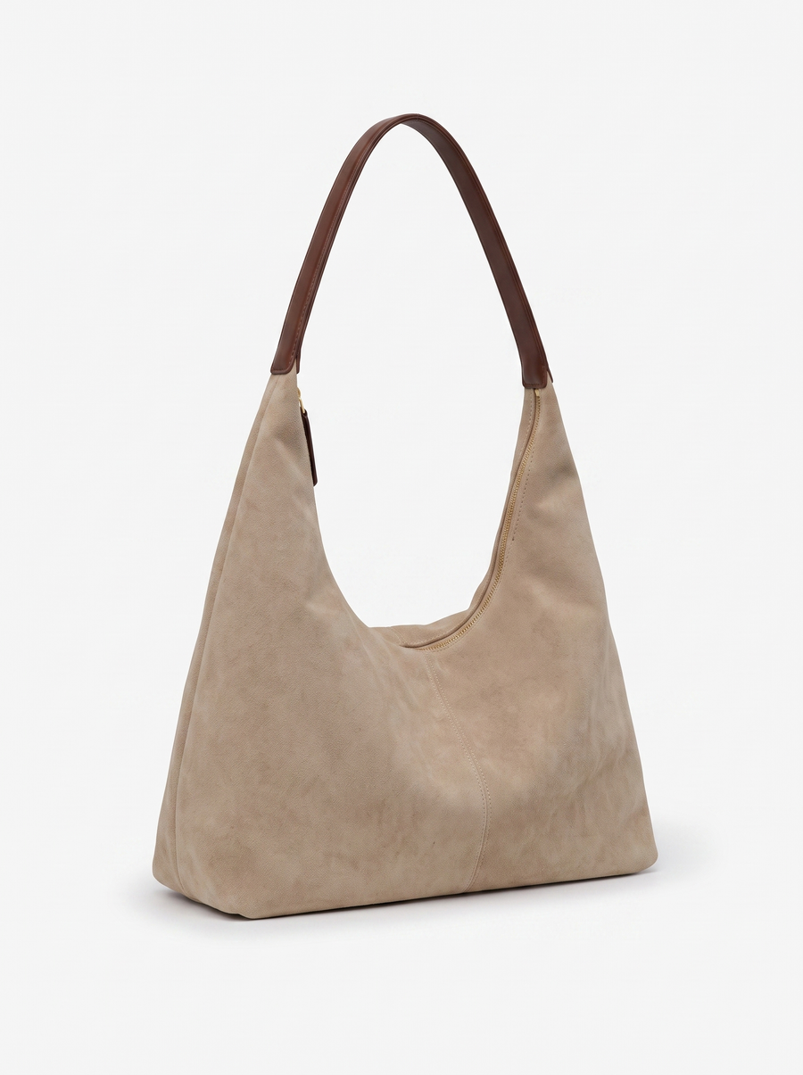 Rahel Zip Top Slouchy Hobo Bag