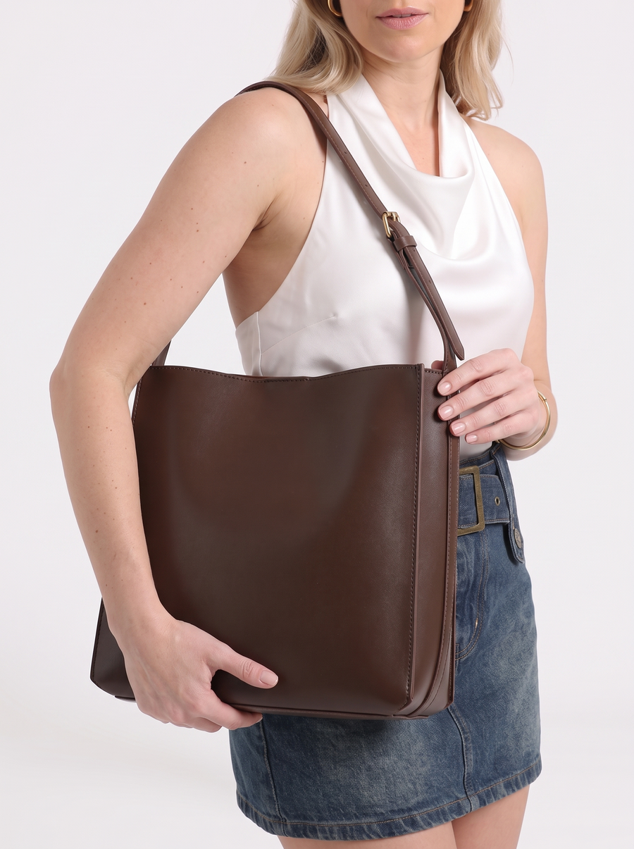 Beatrix Minimalist Structured Tote Bag