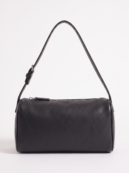 Marion Pebbled Barrel Shoulder Bag