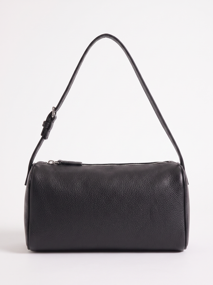 Marion Pebbled Barrel Shoulder Bag