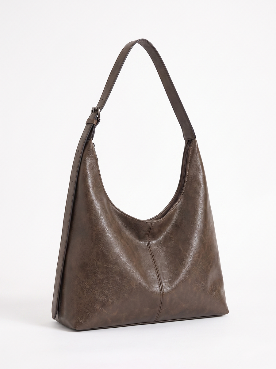 Frida Slouchy Half Moon Hobo Bag