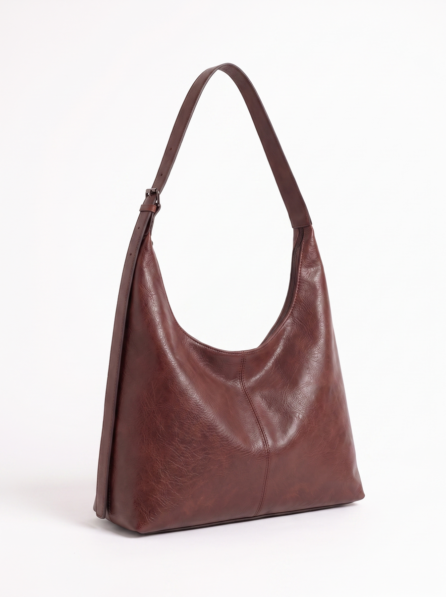 Frida Slouchy Half Moon Hobo Bag