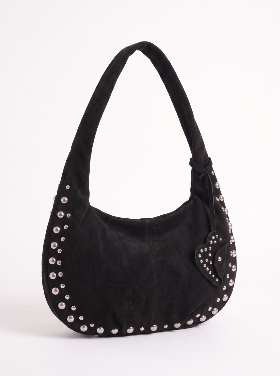 Isabell Studded Slouchy Hobo Bag