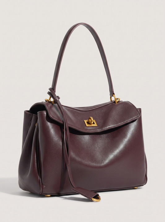Libby Strukturierte Leder-Handtasche - Produktfoto