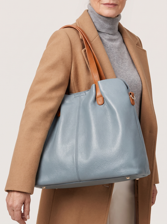 Alana Ledertasche - über der Schulter getragen