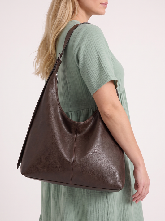 Frida Slouchy Half Moon Hobo Bag