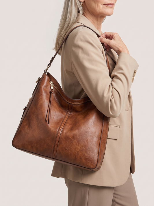 Freia Elegante Ledertasche - With model
