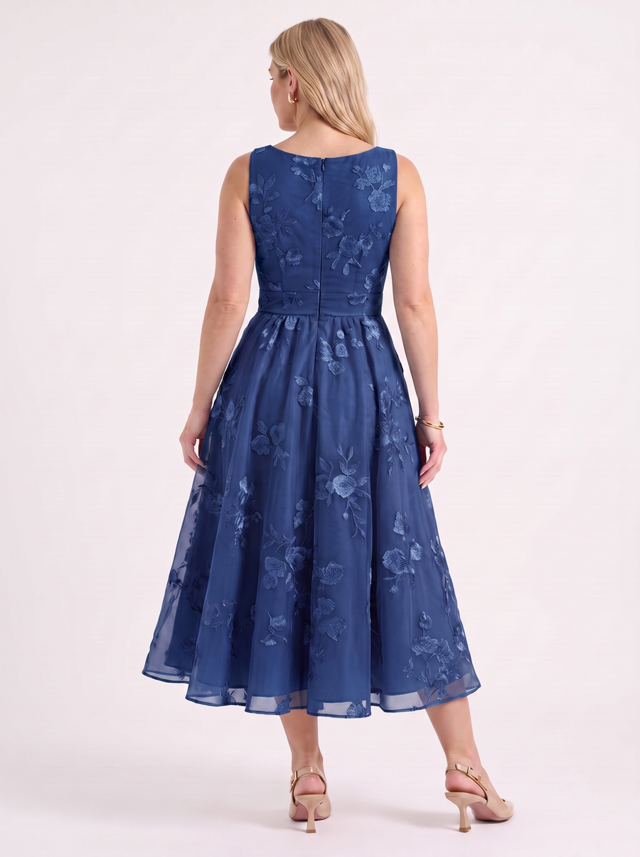 Cassie Floral Wrap Midi Dress