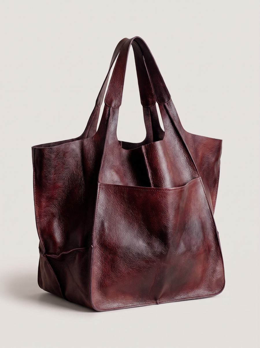 Zara Elegante Weekender-Tasche Rot