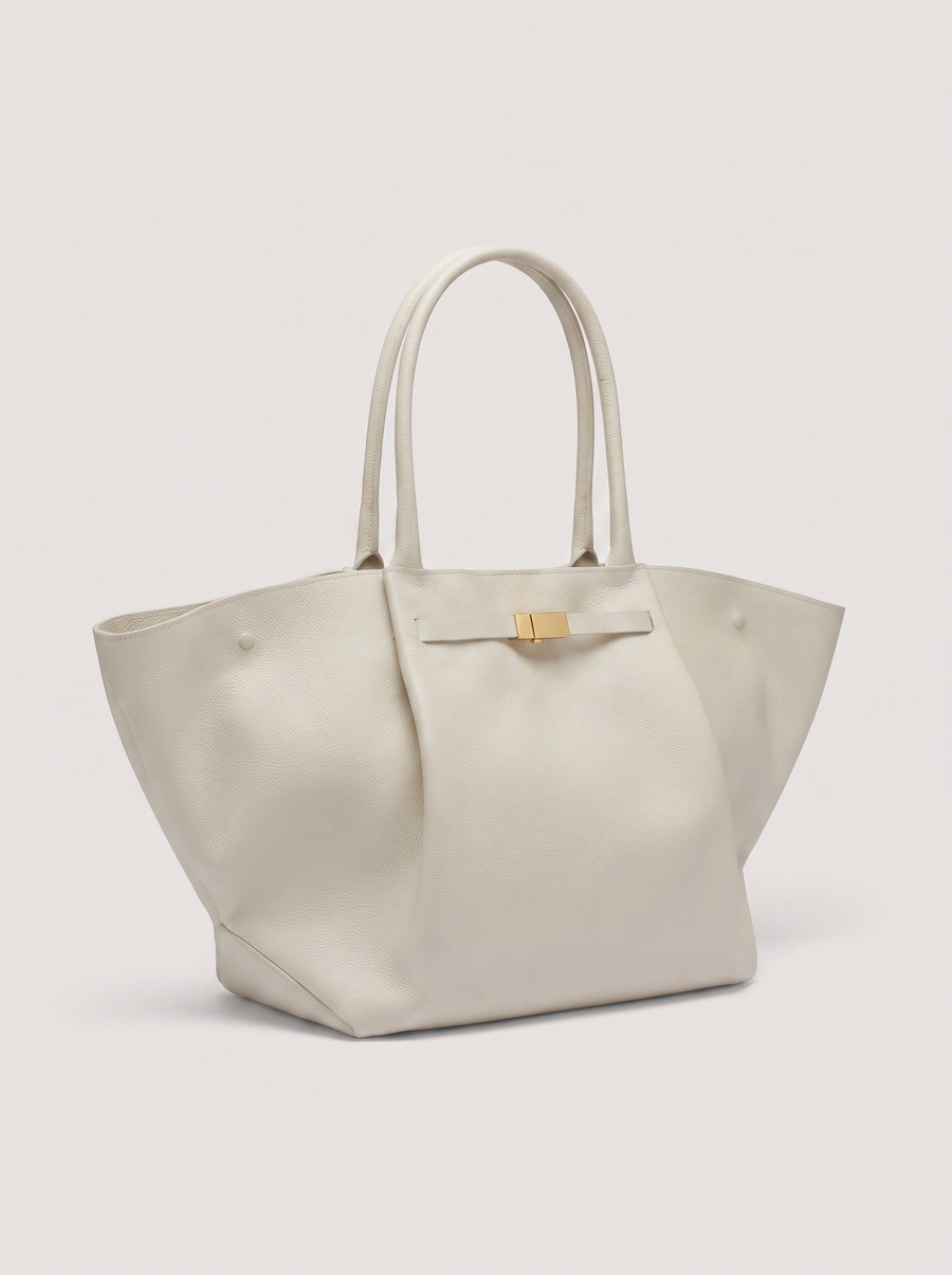 Milan Alltagstasche mit Gürteldetail Creme