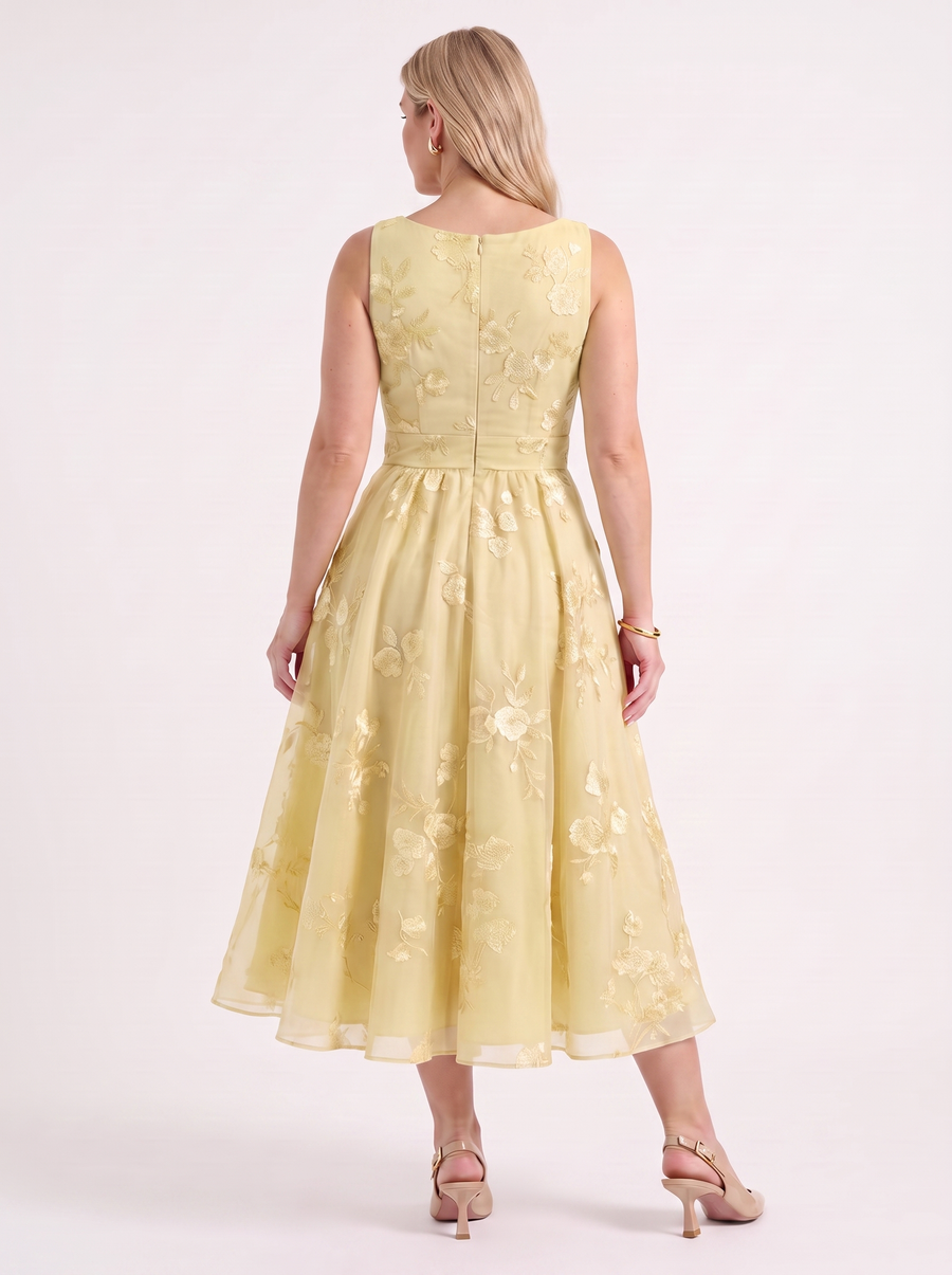 Cassie Floral Wrap Midi Dress