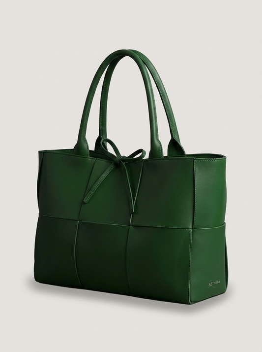 Agathi Shopper Smaragdgrün