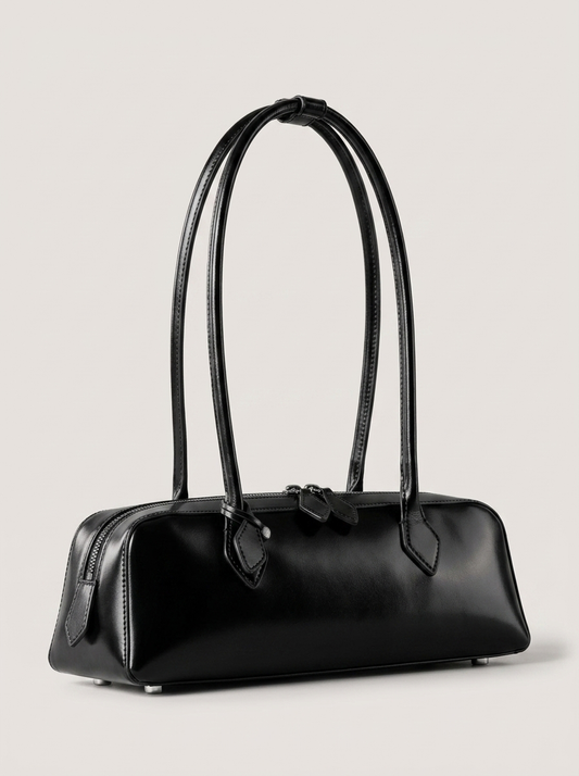 Luzia Schultertasche Schwarz