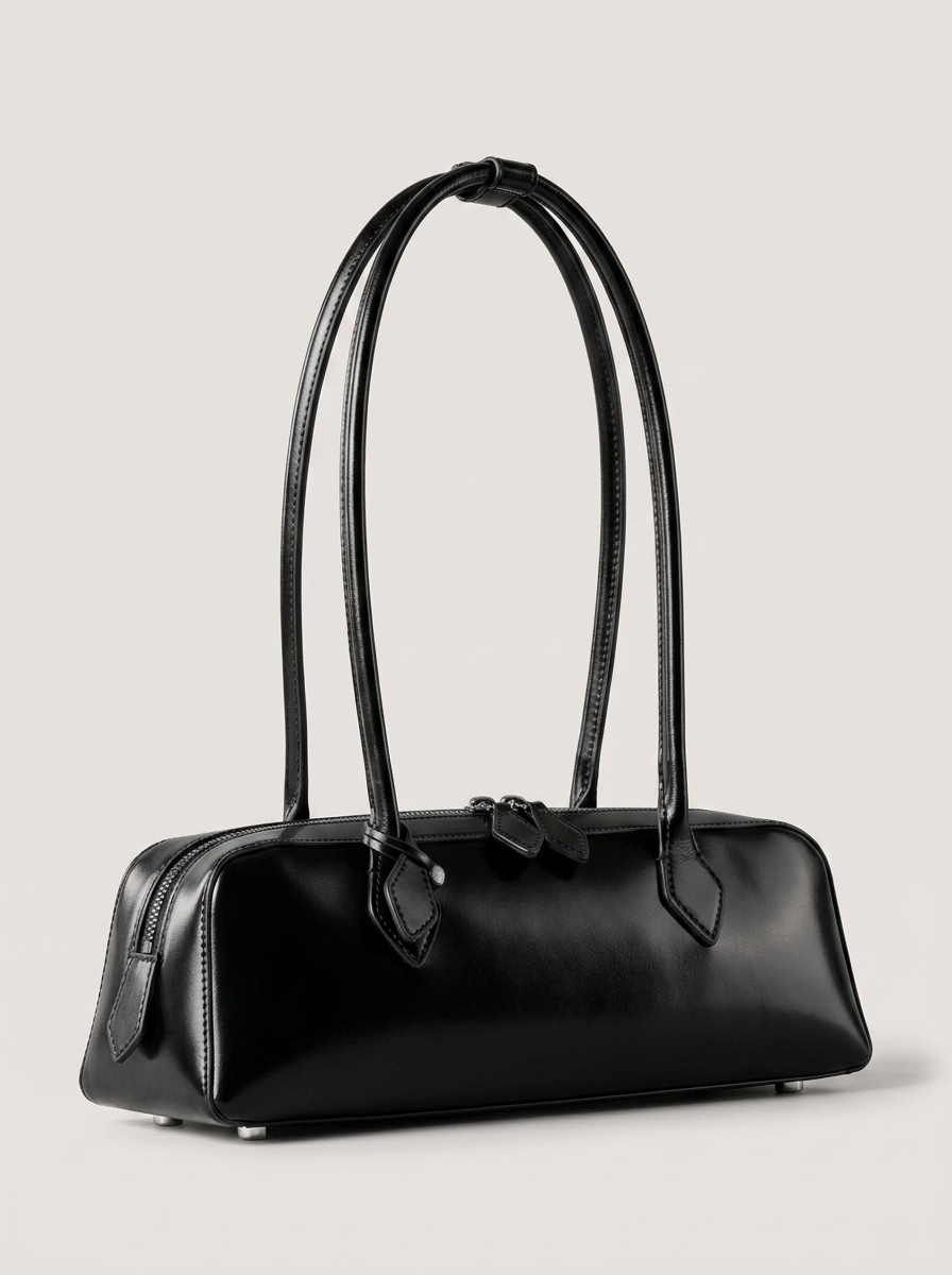 Luzia Schultertasche Schwarz
