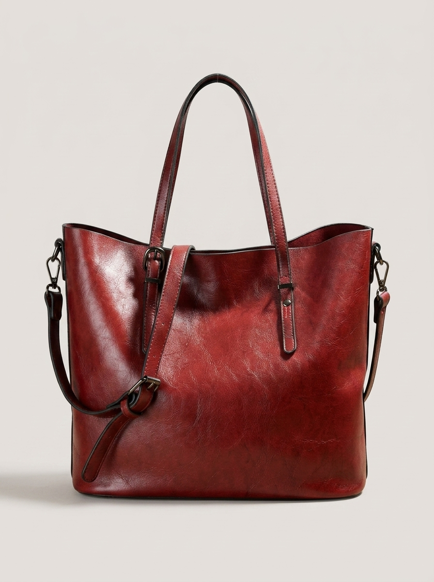 Loria Schultertasche Rot Front