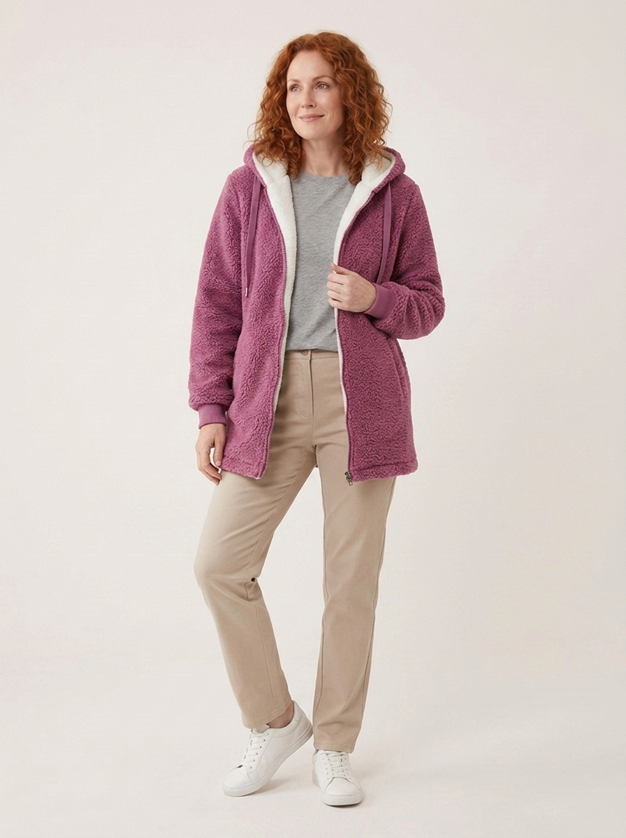Dagmar Fleecejacke Rosa