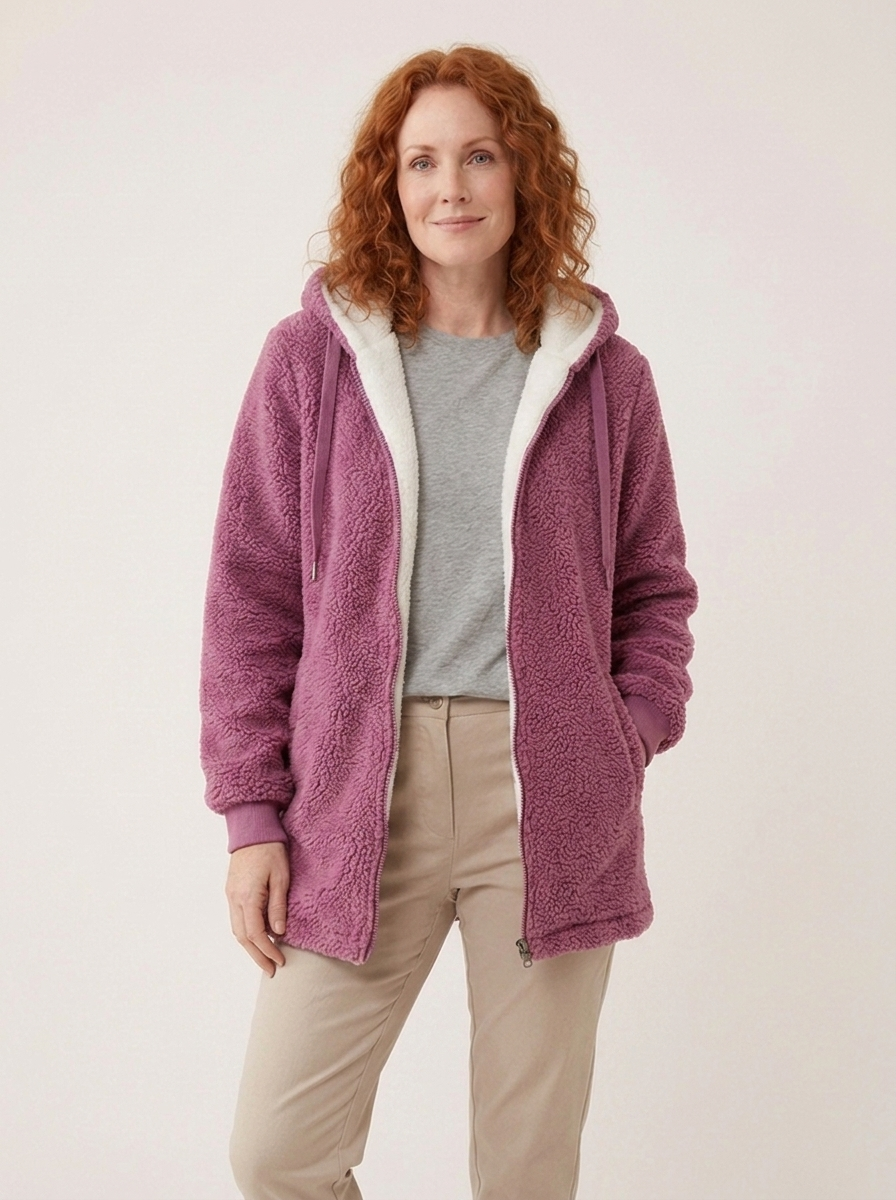 Dagmar Fleecejacke Rosa