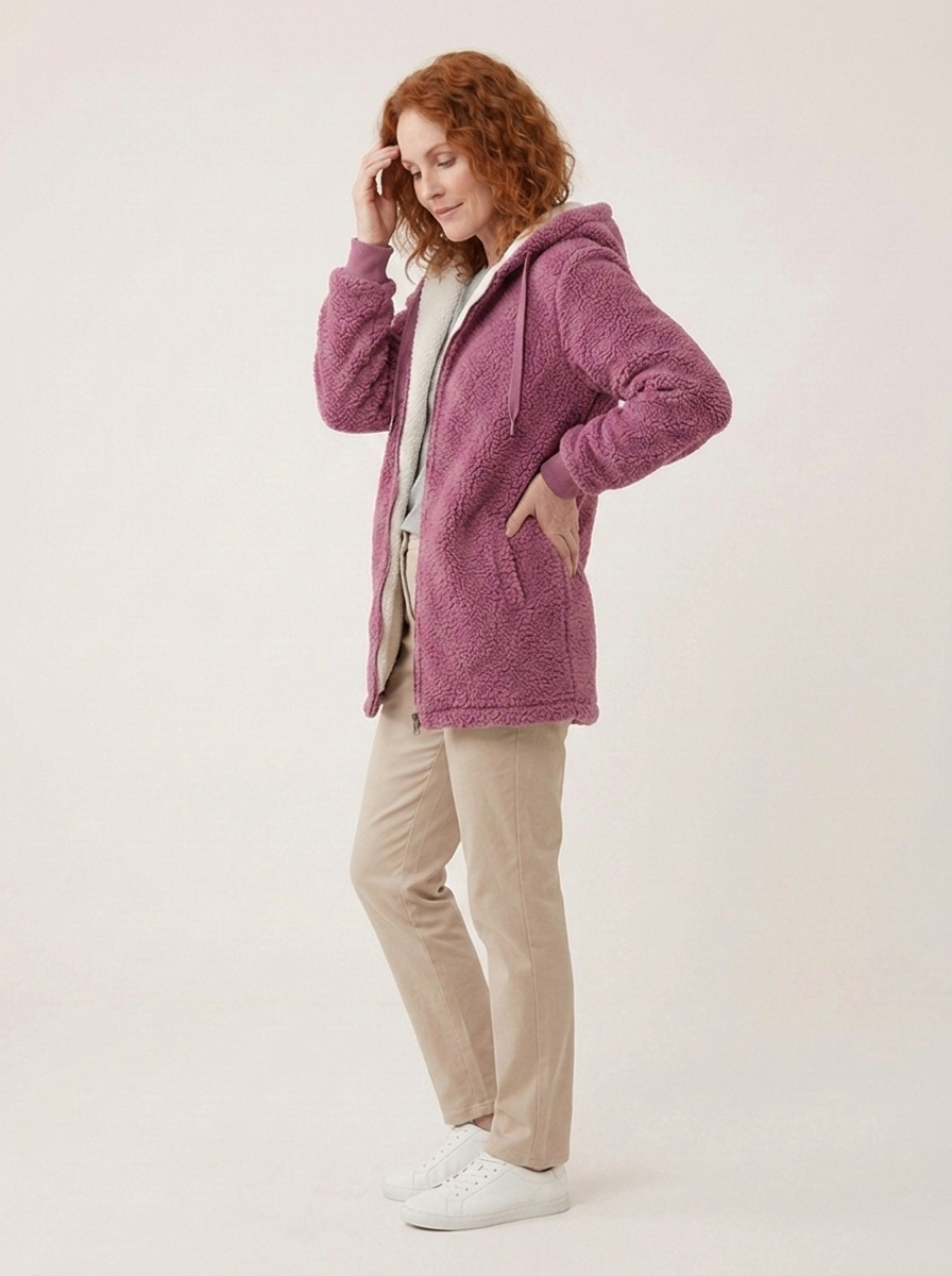 Dagmar Fleecejacke Rosa