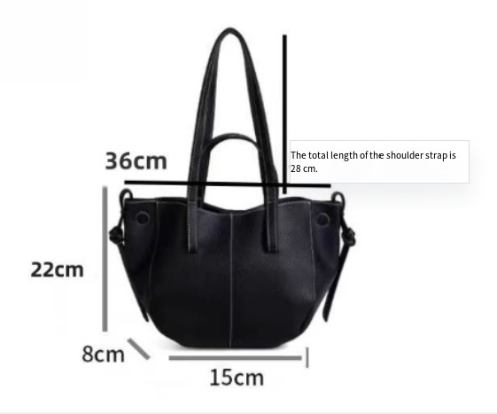 Eve Leather Drawstring Top Handle Bag