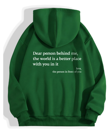Clarissa Oversized Back Print Hoodie