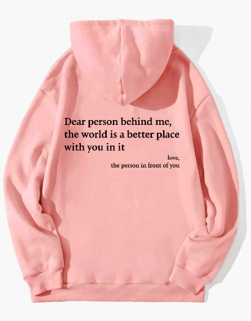 Clarissa Oversized Back Print Hoodie