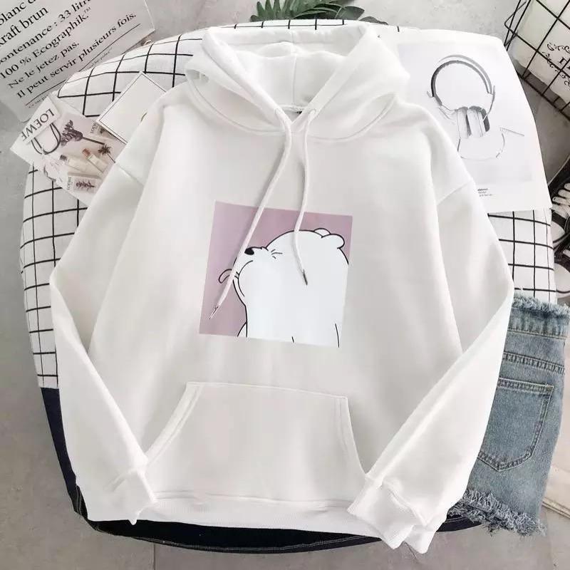 Cordula Oversized Polar Bear Hoodie