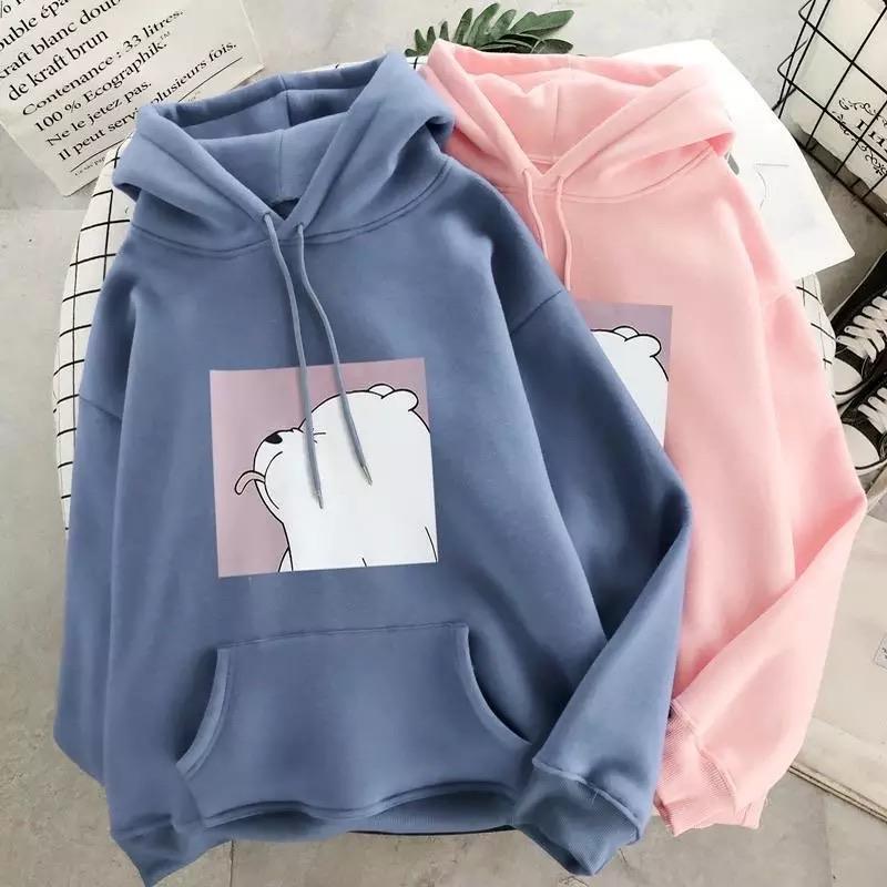 Cordula Oversized Polar Bear Hoodie