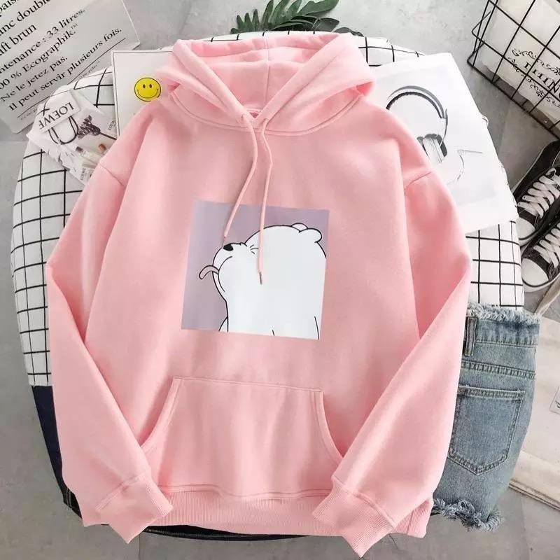 Cordula Oversized Polar Bear Hoodie
