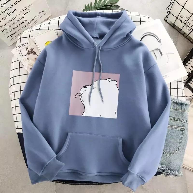 Cordula Oversized Polar Bear Hoodie
