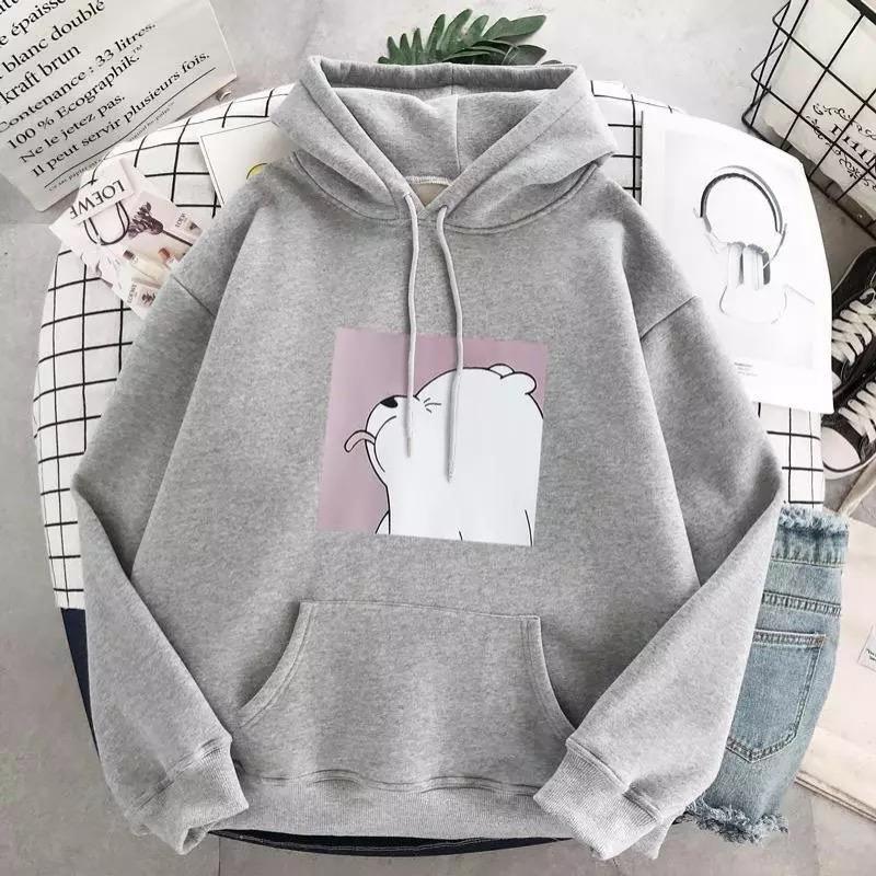 Cordula Oversized Polar Bear Hoodie