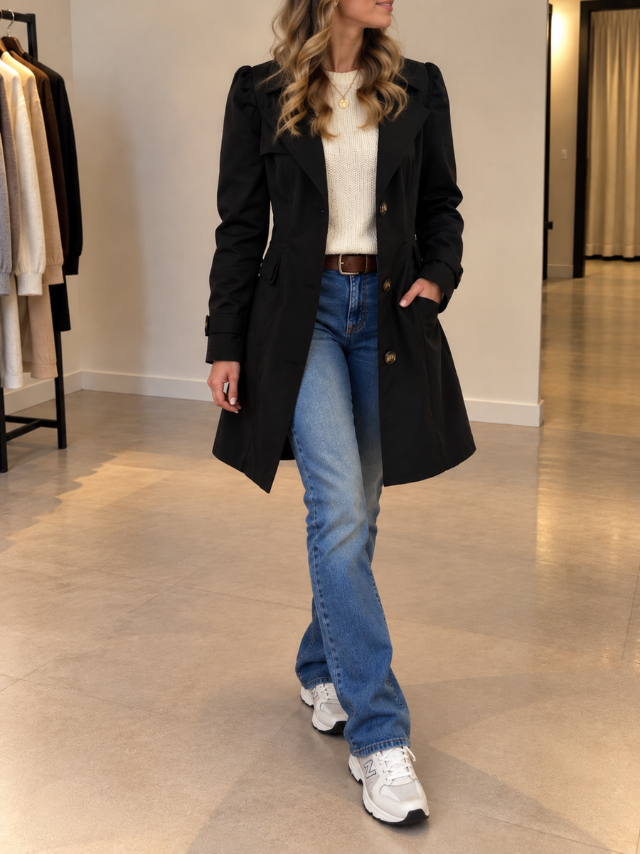 Velia Belted Trench Coat