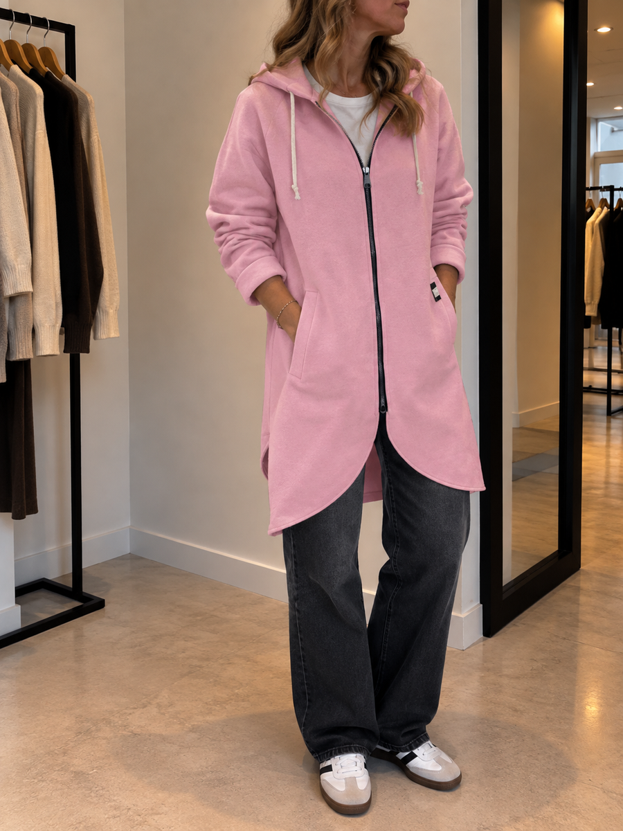 Juna Longline Zip Up Hoodie