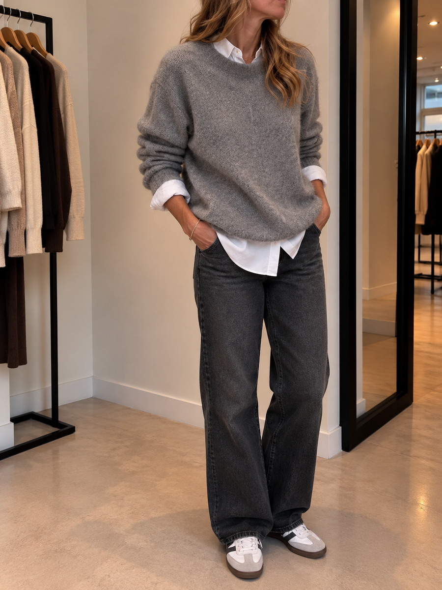Andrina Oversized Longline Knit Sweater