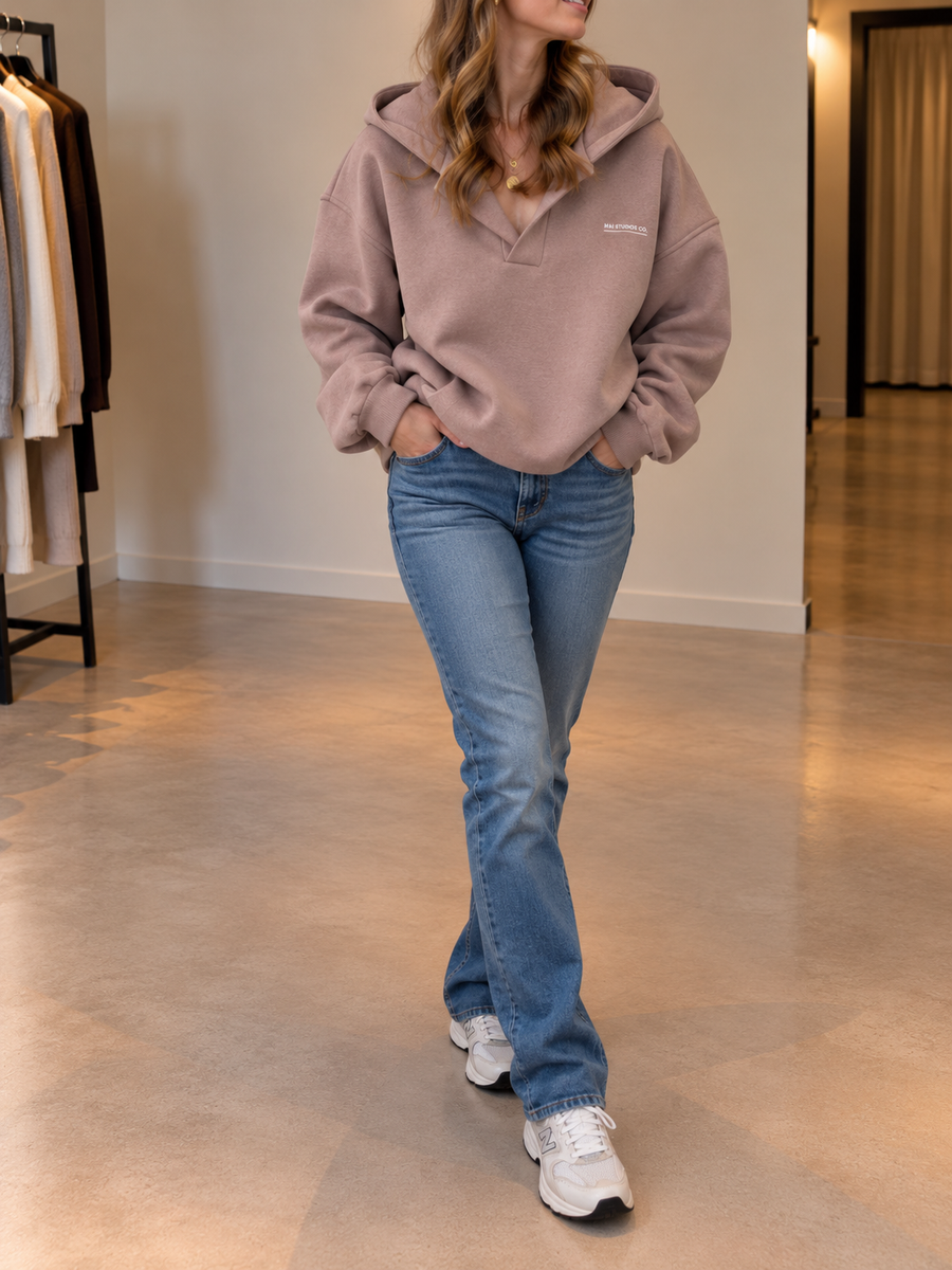 Ottilie Oversized Chest Pocket Hoodie