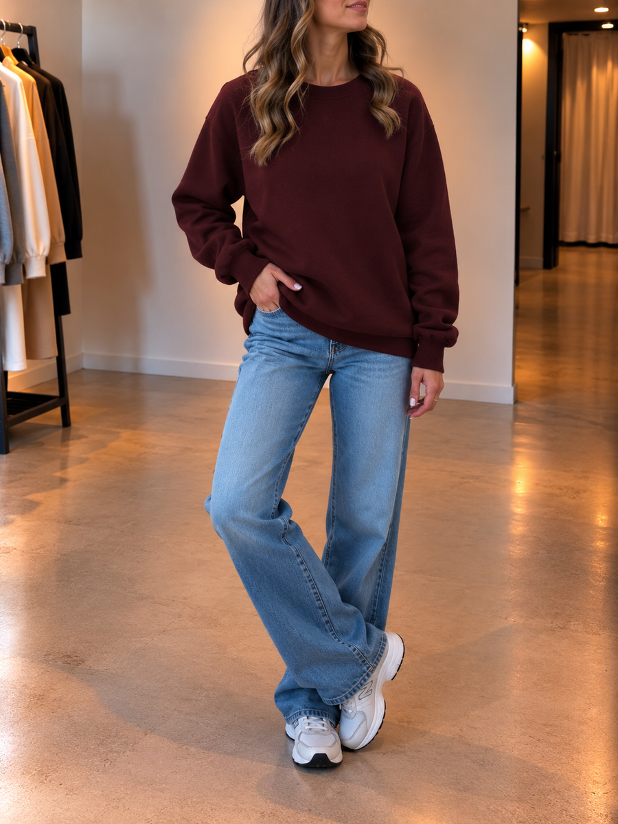 Zora Classic Raglan Crew Neck Sweatshirt
