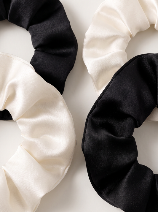 Rosa Mae Satin Scrunchies 4-Pack